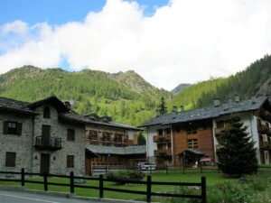 Gressoney-La-Trinité borgo in Valle d'Aosta