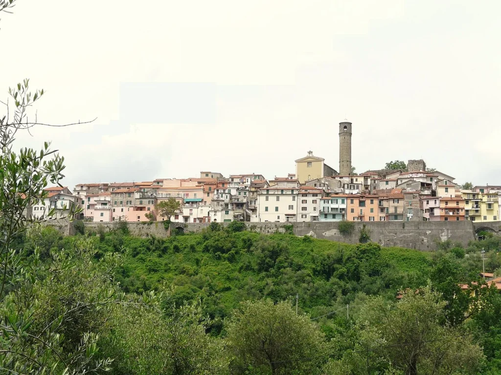 Panorama di Caprigliola, Comune di Aulla, Toscana, Italia